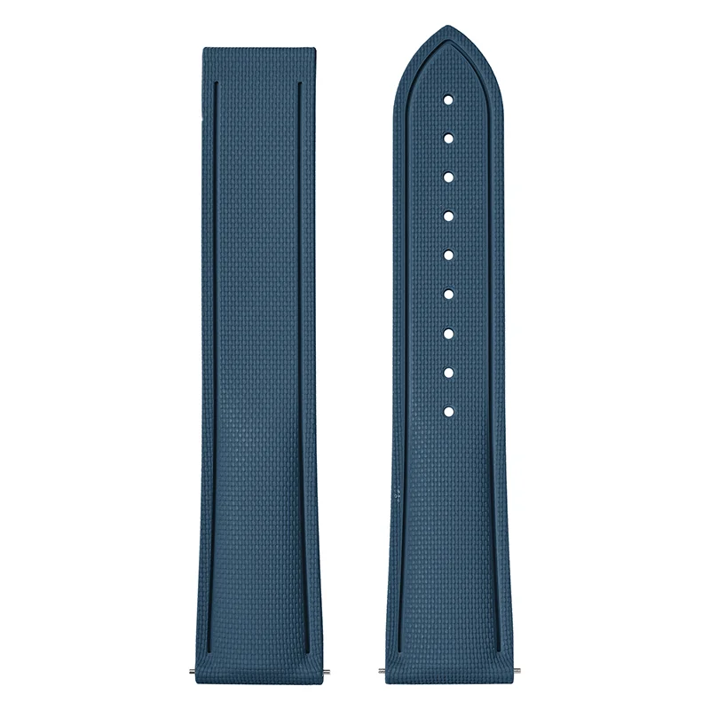 Cinturino in gomma fluorurata per Omega Seamaster 20mm 21mm 22mm FKM, cinturino universale a sgancio rapido, accessori per Rolex e Tudor