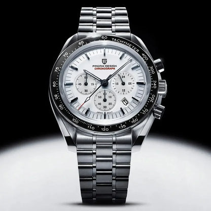 Montre Homme 40mm Chronographe à Quartz - PAGANI DS V5 PD1701 Sport AR Saphir