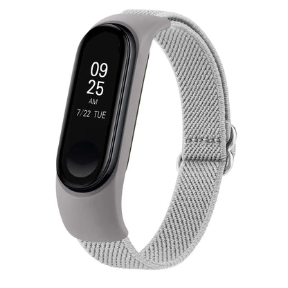 Bracelet en Nylon élastique pour Xiaomi Mi Band 6 5 4 3 bandes bracelet de montre réglable pour Xiaomi Mi Band 7 4 5 6 bracelet de remplacement