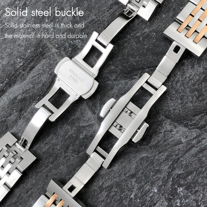 Stainless Steel Watch Strap 18mm 19mm 20mm 21mm 22mm 24mm 23mm for Breitling Tag Heuer Carrera Longines L4, Watchbands