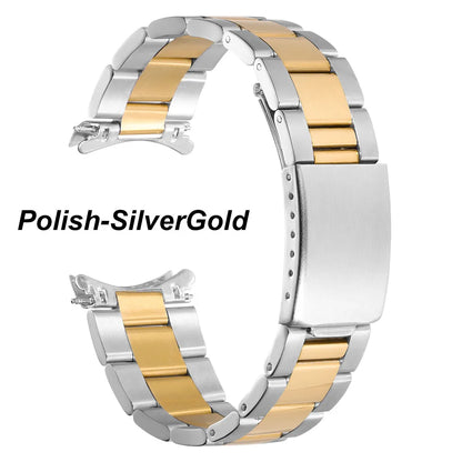 Bracelet de montre à extrémité incurvée de luxe, 18mm 19mm 20mm 21mm pour Rolex Oyster Perpetual King 13mm 17mm, accessoires de Bracelet en acier inoxydable