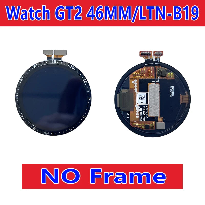 Pour Huawei Watch GT2 assemblage d'écran, montre GT2Pro, GT3, GT3Pro écran LCD, LTN-B19, VID-B99, JPT-B29, écran tactile MIL-B19