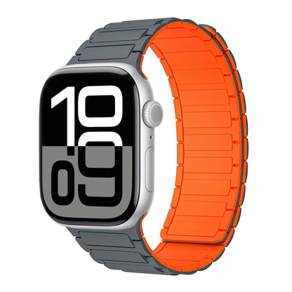 Correa con hebilla magnética para relojes Apple de 46 mm, 44 mm, 40 mm, 45 mm, 41 mm, 42 mm, correa de silicona para iWatch serie 11, 10, 9, 8, 7, 6, SE, Ultra 3