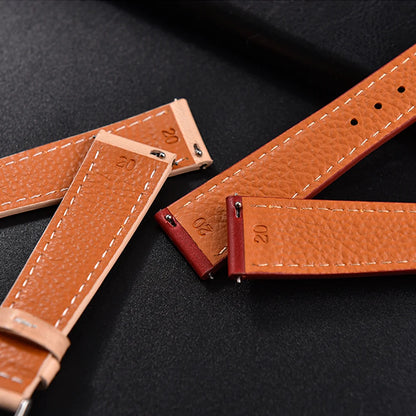 Handmade Vintage 18mm 20mm 22mm Quick Release Vegetable Tanned Leather Watch Strap