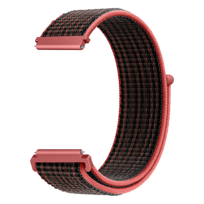 Bracelet à boucle en Nylon pour Amazfit Bip 6/5/GTS 4/3/2/2e/Mini/GTR 42mm/47mm/GTR 4/3 Pro Sport, 20mm/22mm, 2 bandes
