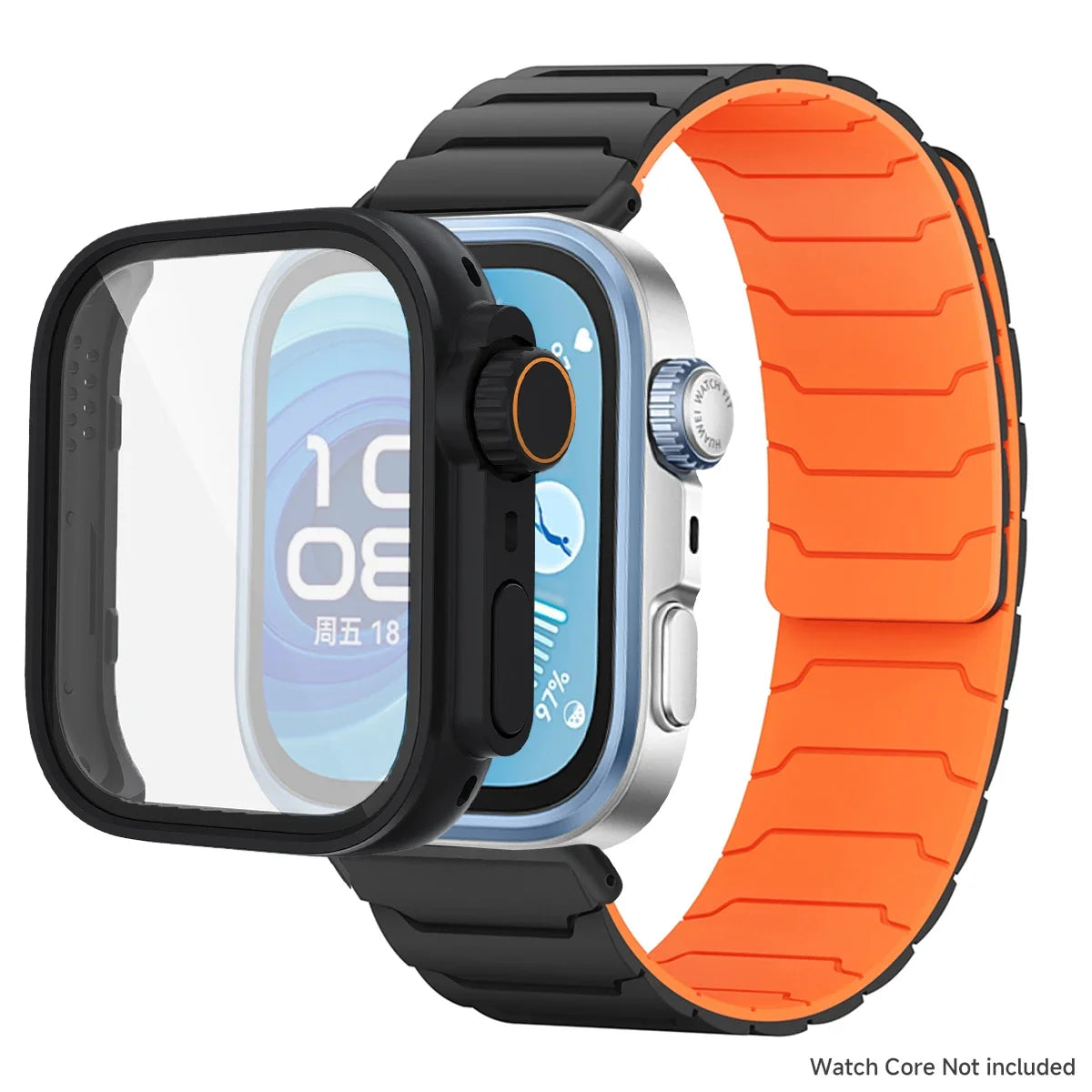 Étui + bracelet pour Huawei Watch Fit 5 4/4 Pro, bracelet en Silicone souple anti-transpiration pour Huawei Fit 3 ToUltra Cover