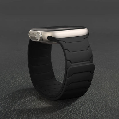 Magnetisches Armband für Apple Watch, 46 mm 44 mm 45 mm 40 mm 42 mm 41 mm, aus Silikon, Correa, Armband für IWatch Serie 11 10 SE 9 8 7 6 5 4 3