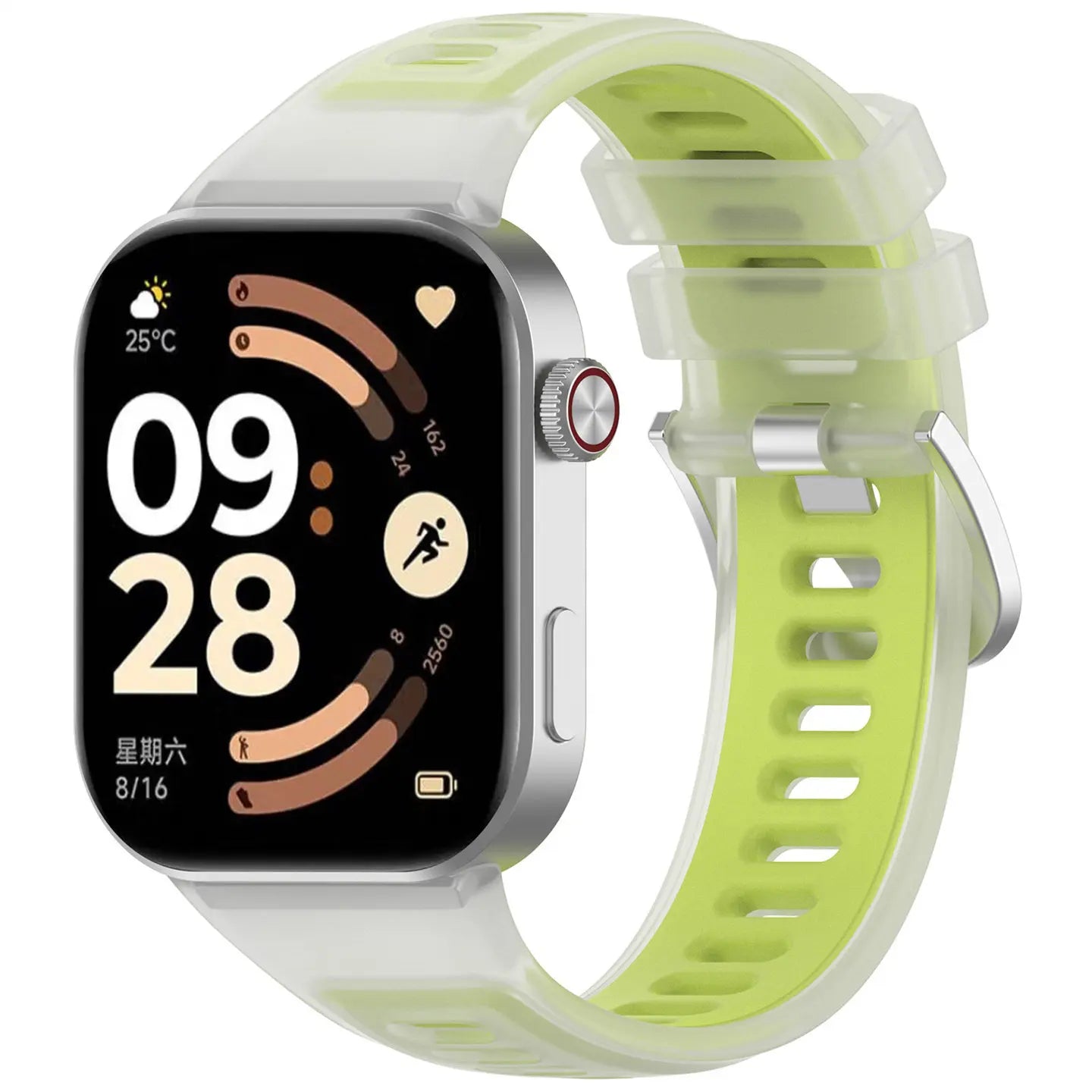 Bracelet de sport respirant et mignon pour Redmi Watch 6/5/4, bracelet en silicone transparent pour Xiaomi 8 9 Pro