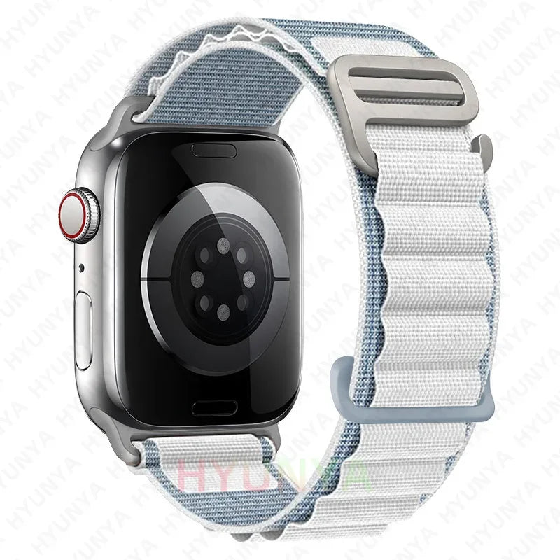 Cinturino per Apple Watch, bracciale alpino per cinturino Apple Watch Ultra 2 3, cinturino 45mm 49mm 42mm 46mm 44mm 41mm 40mm, cinturino Iwatch serie 11 9 8 7 SE 10