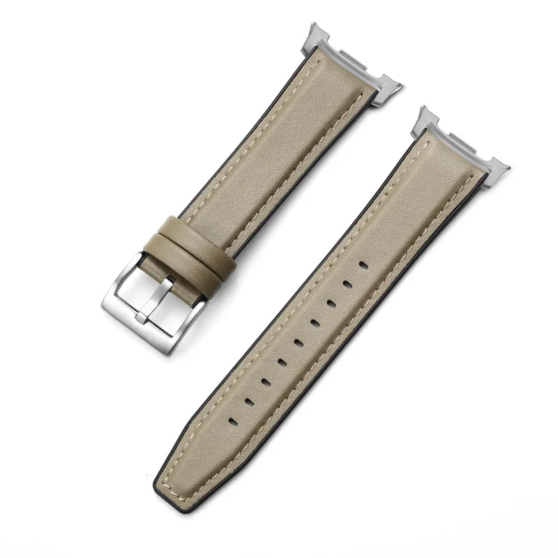 Leather Strap for Samsung Galaxy Watch 8 40 44mm /8 Classic 46mm, Sports Strap for Galaxy Ultra 2026 9 47mm, Professional Style