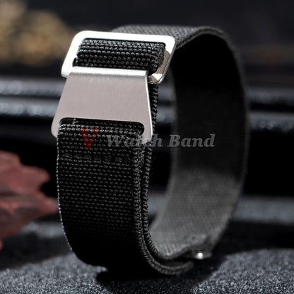 Bracelet de montre tressé en Nylon, 18/20/22mm, élastique, troupes françaises, sac de Parachute, Bracelet de Sport universel pour hommes et femmes