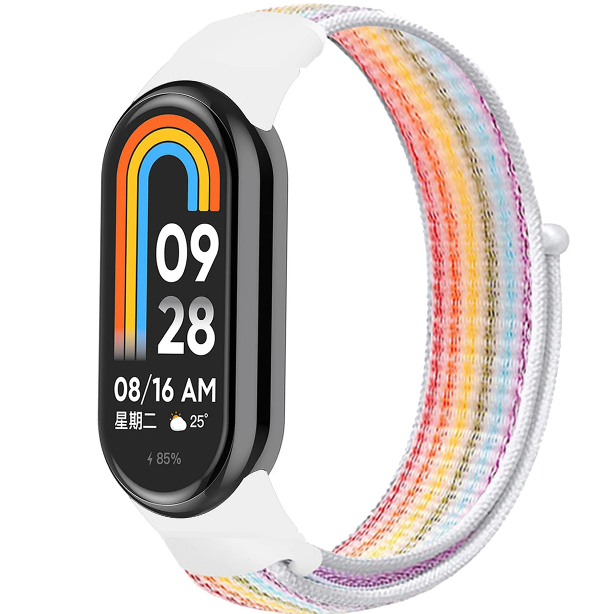 Bracelet à boucle en Nylon pour xiaomi Mi Band 10 9 8, Bracelet de remplacement, pulsera Xiaomi Smart Band 10 9 8 NFC