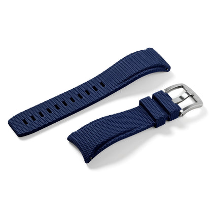 Bracelet de montre sport universel en caoutchouc fluoré FKM incurvé 20 mm 21 mm 22 mm à libération rapide pour Longines Omega Casio Seiko