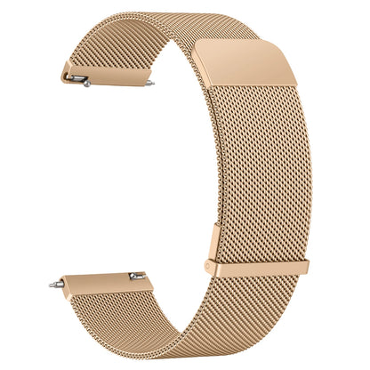 Bande magnétique milanaise 20mm pour Bracelet de musique Garmin Vivoactive 6 5 3 pour Bracelet Garmin Venu Sq 2 Plus/Forerunner 55/165/245/645