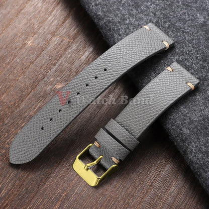 حزام ساعة من جلد "إبسوم" الطبيعي بالكامل للرجال طراز Armani AR11105 1979 2501، حزام عالمي بمقاسات 18 مم 19 مم 20 مم 22 مم، إكسسوارات معصم