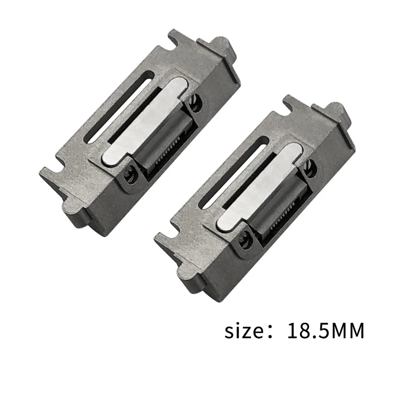 Accessori per orologi a sgancio rapido per Cartier Santos, componente inserto, adattatore di commutazione, connettore 21mm 18.5mm, cinturino in pelle