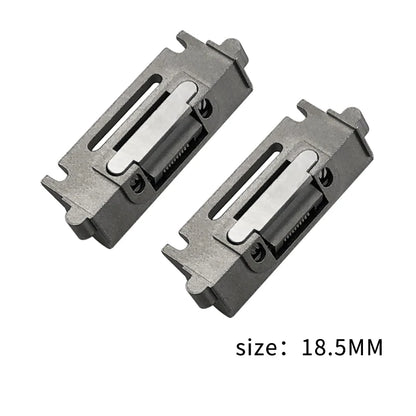 Accessori per orologi a sgancio rapido per Cartier Santos, componente inserto, adattatore di commutazione, connettore 21mm 18.5mm, cinturino in pelle