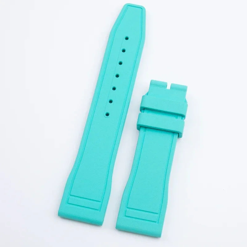 Universal Accessories, FKM Fluoro Rubber Watch Strap for IWC, Strap for Big Pilot Portofino TOP GUN, Dustproof Strap 20/21/22mm