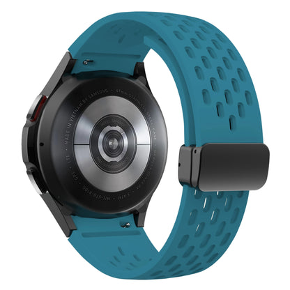 Bracelet en Silicone pour Samsung Galaxy Watch 7 6 5 4 40mm 44mm 5 Pro 45mm, bande à boucle magnétique 6 classique 43mm 47mm, sans espaces