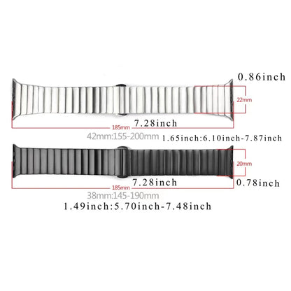 Bracelet en acier inoxydable pour Apple watch, 40 46 42 44 45 49mm, pour iWatch série 11/10/9/8/7/6/5/4 SE 3 Ultra