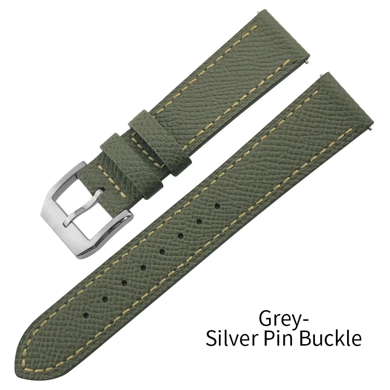 Bracelet de montre en cuir de vache véritable à dégagement rapide, 20mm 21mm 22mm, pour IWC Pilot Oris Hamilton MIDO SEIKO SKX 5 Rolex