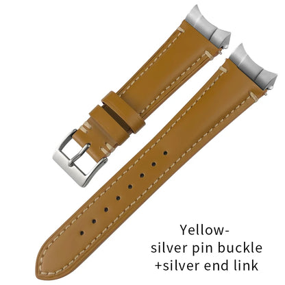 Cinturino per orologio in pelle bovina con estremità curve in metallo da 22 mm a sgancio rapido per Tudor 41 mm Black Bay GMT Vintage, cinturino per orologio fatto a mano da uomo