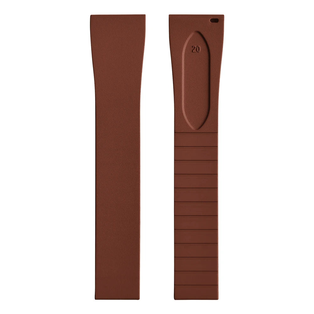 New CTS FKM watch strap 16mm 18mm 19mm 20mm 21mm 22mm quick-release butterfly clasp watch strap, CTS rubber strap for cutting to size