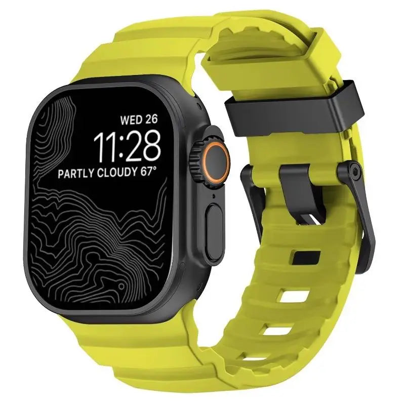 Cinturino in morbido silicone per Apple Watch Ultra 2 10 9 8 7 6 SE 5 4 per iWatch 38 40 41mm 42mm 44mm 45mm 46mm 49mm