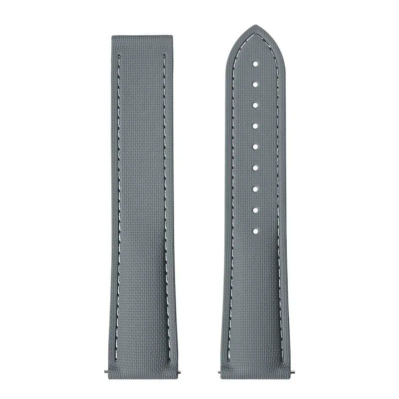 Cinturino in gomma fluorurata per Omega Seamaster 20mm 21mm 22mm FKM, cinturino universale a sgancio rapido, accessori per Rolex e Tudor