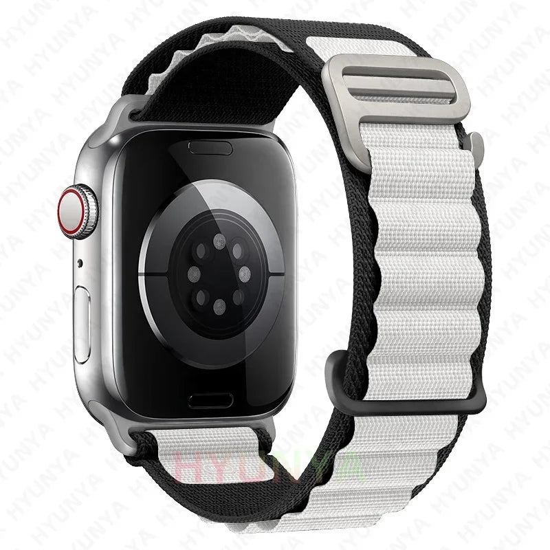 Cinturino per Apple Watch, bracciale alpino per cinturino Apple Watch Ultra 2 3, cinturino 45mm 49mm 42mm 46mm 44mm 41mm 40mm, cinturino Iwatch serie 11 9 8 7 SE 10