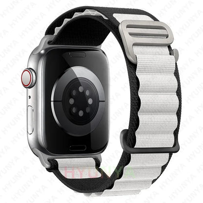 Cinturino per Apple Watch, bracciale alpino per cinturino Apple Watch Ultra 2 3, cinturino 45mm 49mm 42mm 46mm 44mm 41mm 40mm, cinturino Iwatch serie 11 9 8 7 SE 10