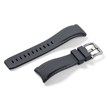 Bracelet de montre sport universel en caoutchouc fluoré FKM incurvé 20 mm 21 mm 22 mm à libération rapide pour Longines Omega Casio Seiko