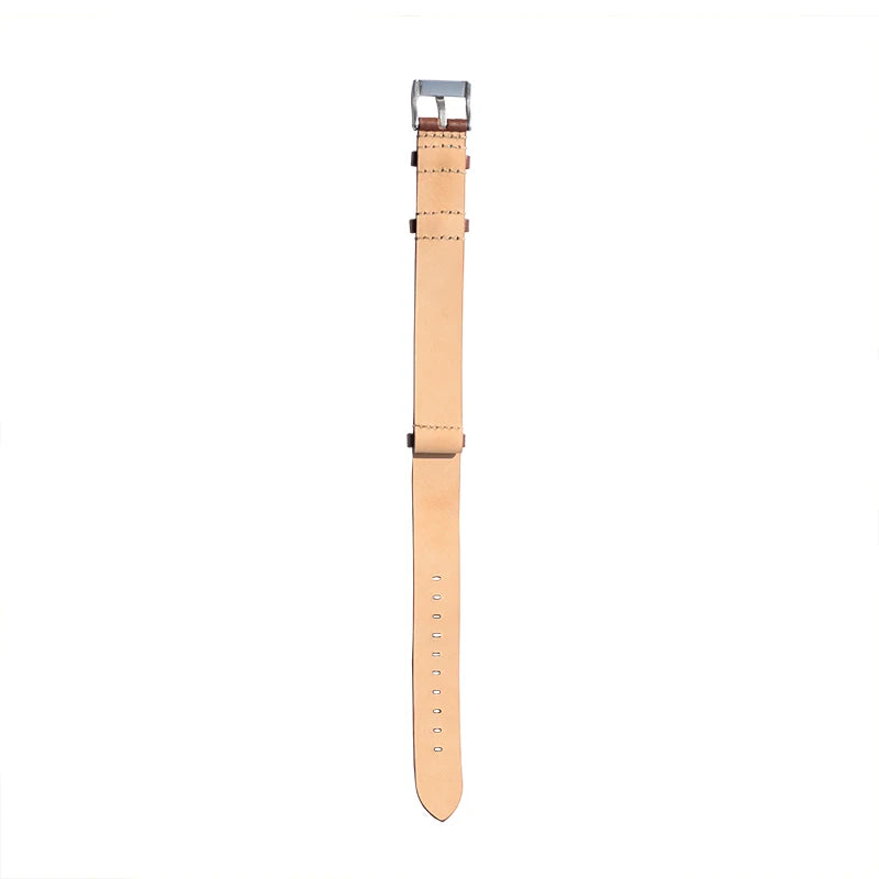 Ingent Field-Brown Leather Watch Strap, 18mm, 20mm