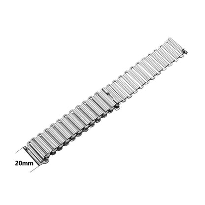 316L Stainless Steel Watch Band, Bonklip Alpine Buckle, 20-22mm, Universal Quick-Release Milanese Metal Watch Band for Smartwatches