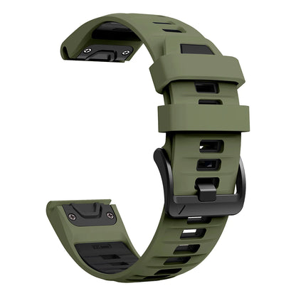 Bracelet de montre en silicone 22 mm 26 mm pour Garmin Fenix 8Pro 7 7X 6X Pro 5X Plus Epix Gen2 Enduro 3 2, bracelet souple à libération rapide QuickFit