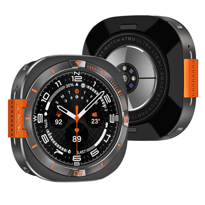 Étui de protection en alliage métallique pour Samsung Galaxy Watch Ultra 2025 47mm, coque de protection rigide pour Galaxy Watch 7 Ultra 47mm, accessoires