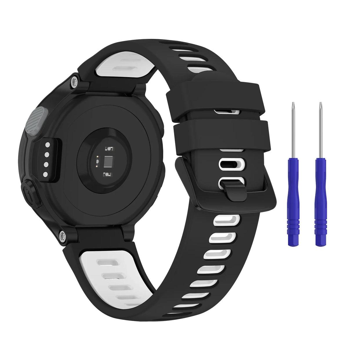 Bracelet en Silicone Double couleur pour Garmin Forerunner 235 220 620 630 735 735XT, Bracelet de Sport de remplacement