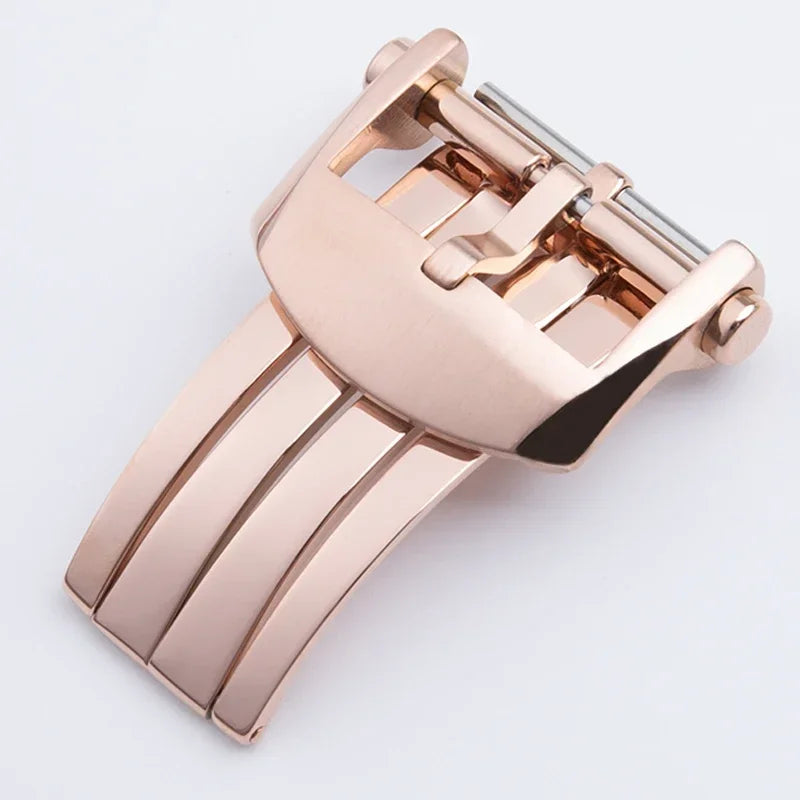 Accessoires universels, boucle pliante en acier inoxydable pour Breitling, bracelet en caoutchouc, cuir, nylon, fermoir de sécurité pour bracelet de montre de 20mm