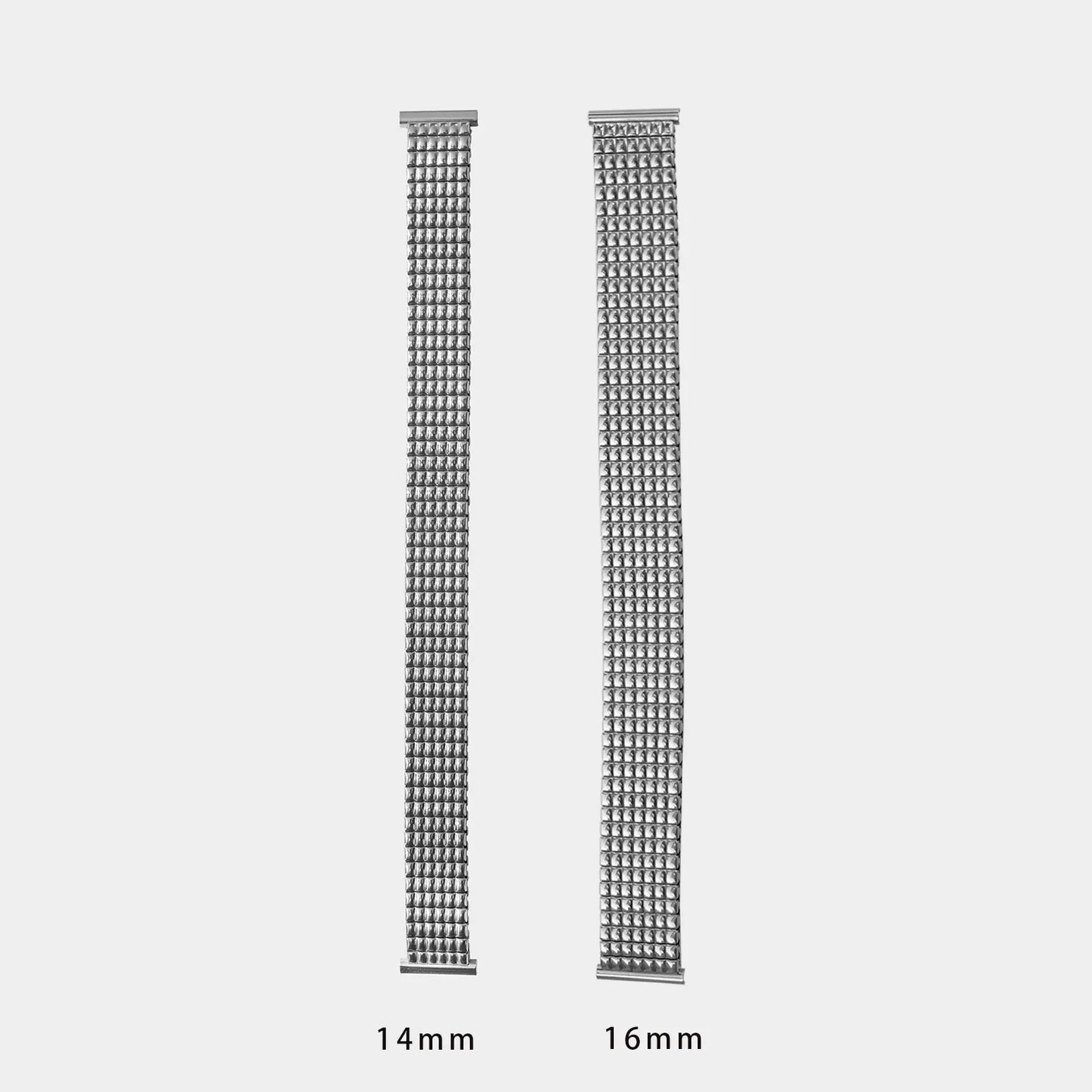 14mm 16mm Stainless Steel Watch Band Elastic Bracelet NOS Vintage