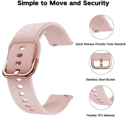 Silikon-Sportarmband für Amazfit GTS 2/4/3/GTS 2/4 Mini/GTR 4/2/2e 20mm/22mm, Amazfit Bip 6 5 3/U Pro Serie