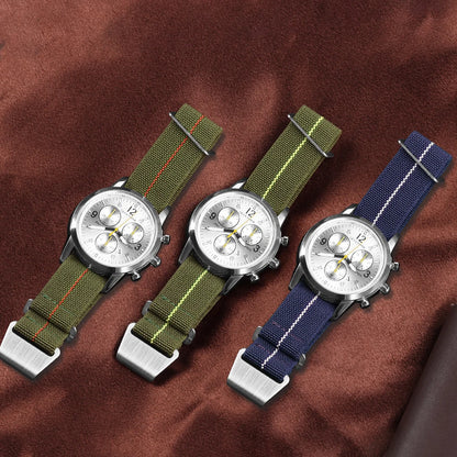 Bracelet de montre tressé en Nylon, 18/20/22mm, élastique, troupes françaises, sac de Parachute, Bracelet de Sport universel pour hommes et femmes