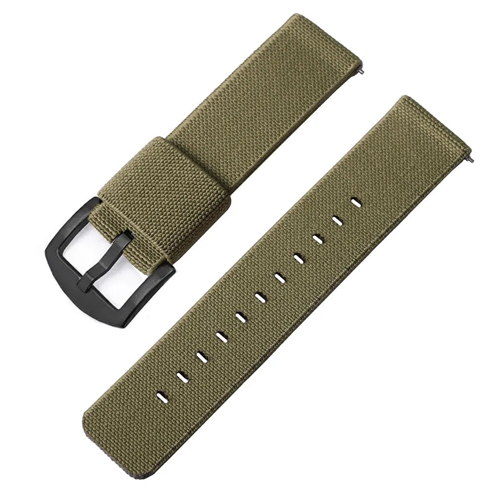 Bracelet de montre en Nylon 18mm 20mm 22mm 24mm bracelet élastique tissé armée pour Seiko bracelet à dégagement rapide bracelet de montre de Sport militaire pour hommes