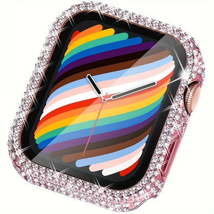 Блестящие стразы для корпуса Apple Watch, подходит для 38/40/41/42/44/45/49 мм, совместимо с Ultra/SE/10/9/8/7/6/5/4