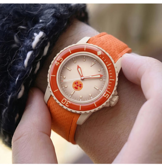 Bracelet en caoutchouc CTS FKM pour Swatch X Omega 20 mm Moonswatch/pour Swatch X Blancpain 22 mm, bracelet de montre de remplacement souple et étanche pour hommes et femmes