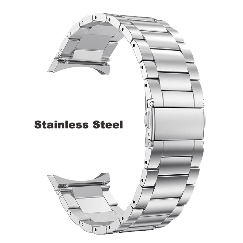 Titanium and Stainless Steel Bracelet, for Samsung Galaxy Watch 6 Classic 43 47mm 40/44mm, for Galaxy Watch 6 5 4, gapless