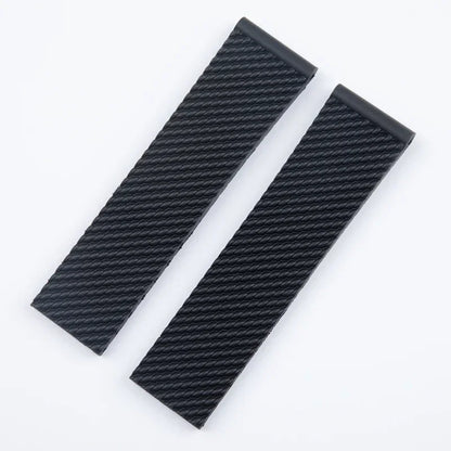 Braided Soft Rubber Watch Strap, 22mm 24mm, for Breitling, Superocean HeritageAvenge Challenger, Strap for Tudor/Huwei