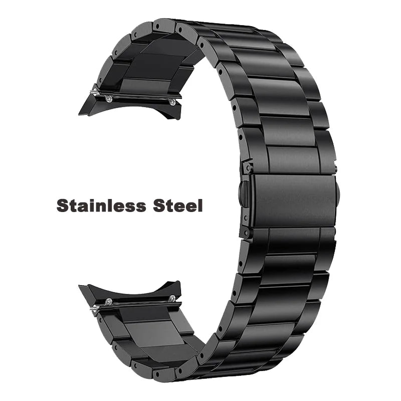 Titanium and Stainless Steel Bracelet, for Samsung Galaxy Watch 6 Classic 43 47mm 40/44mm, for Galaxy Watch 6 5 4, gapless