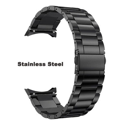 Titanium and Stainless Steel Bracelet, for Samsung Galaxy Watch 6 Classic 43 47mm 40/44mm, for Galaxy Watch 6 5 4, gapless