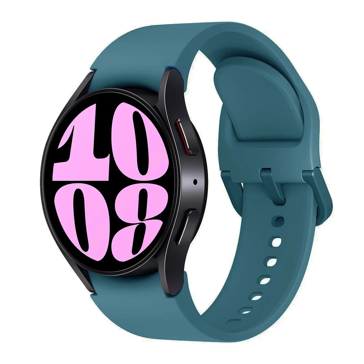 Bracelet en Silicone pour Samsung Galaxy watch 6 4 Classic, 47mm 43mm 46mm, bracelet de remplacement original incurvé pour montre 7 6 5 4 40mm 44mm
