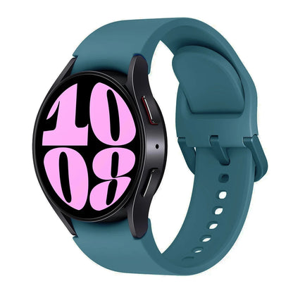 Bracelet en Silicone pour Samsung Galaxy watch 6 4 Classic, 47mm 43mm 46mm, bracelet de remplacement original incurvé pour montre 7 6 5 4 40mm 44mm